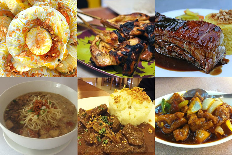 Diotay’s - www.facebook.com/DiotaysEatery Chicken Inasal - www.talesfromthetummy.com Lord Byron’s - www.facebook.com/byronsbackribsbacolod 21 Restaurant - www.facebook.com/21-Restaurant-174681132582731 Pepe's Restaurant and Bar - www.foodspotting.com L’Sea - www.bacolodfoodhunters.com